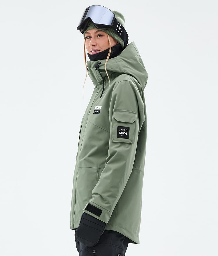 Dope Adept W Skijakke Dame Moss Green, Bilde 5 av 9