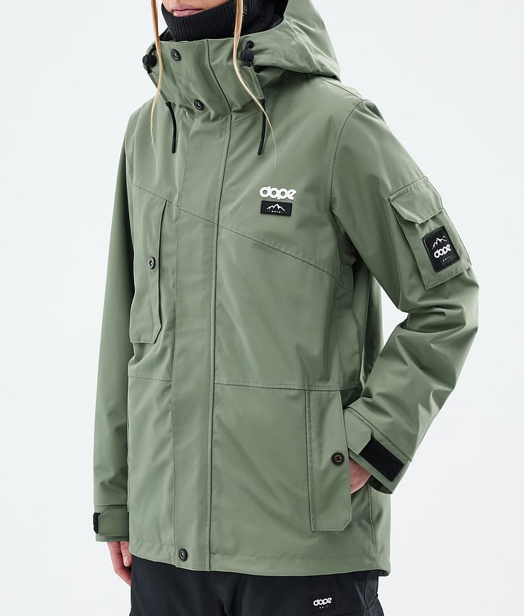 Dope Adept W Skijakke Dame Moss Green, Bilde 7 av 9