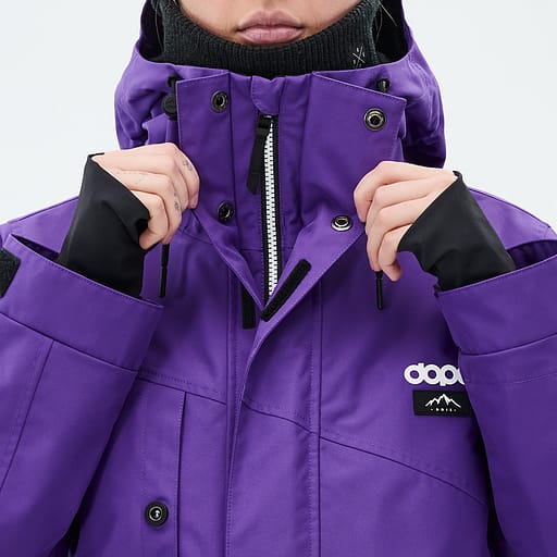 Glidelås foran med doble klaffer Hovedproduktdetaljbilde,