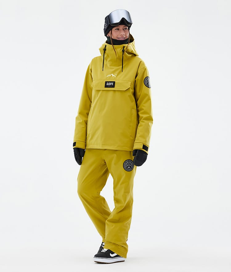 Dope Blizzard W Snowboardjakke Dame Yellow Renewed, Bilde 2 av 8