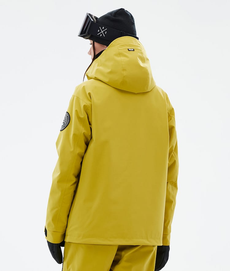 Dope Blizzard W Snowboardjakke Dame Yellow Renewed, Bilde 6 av 8