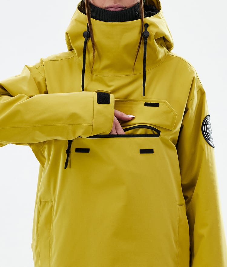 Dope Blizzard W Snowboardjakke Dame Yellow Renewed, Bilde 8 av 8