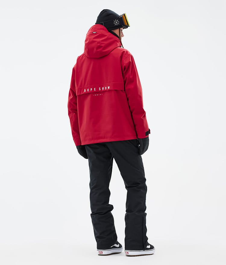 Dope Legacy W Snowboardjakke Dame Deep Red Renewed, Bilde 4 av 8