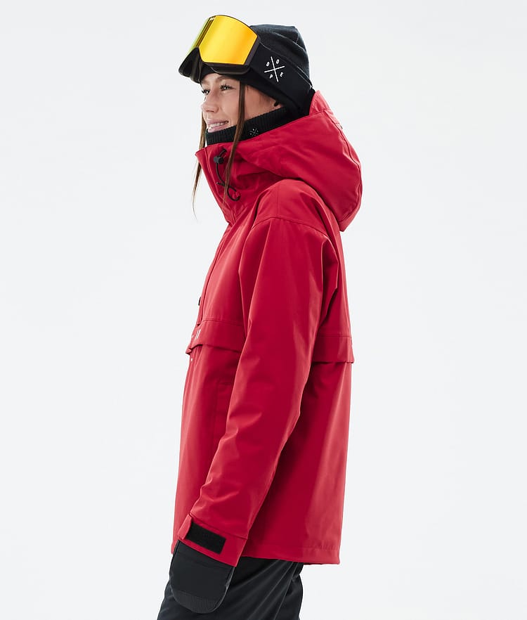 Dope Legacy W Snowboardjakke Dame Deep Red Renewed, Bilde 5 av 8