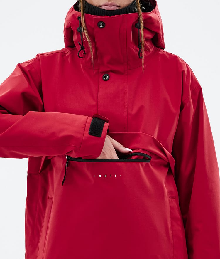 Dope Legacy W Snowboardjakke Dame Deep Red Renewed, Bilde 8 av 8