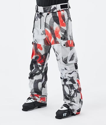 Dope Iconic Skibukse Herre Spray Black Red