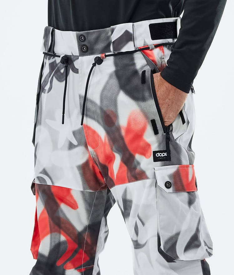 Dope Iconic Snowboardbukse Herre Spray Black Red Renewed, Bilde 5 av 7