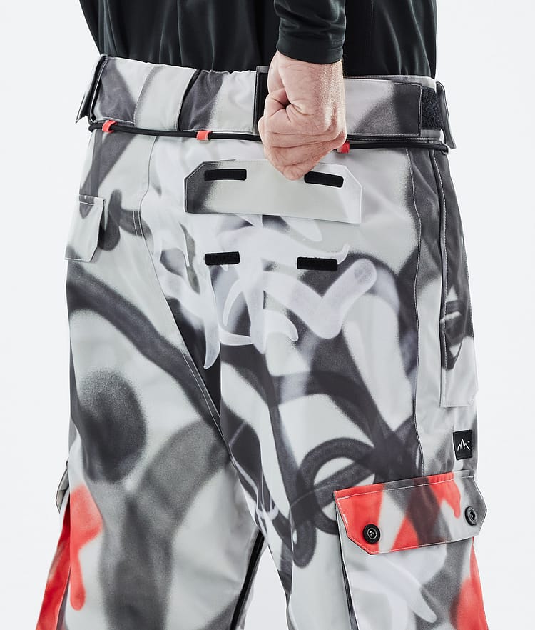 Dope Iconic Snowboardbukse Herre Spray Black Red Renewed, Bilde 7 av 7