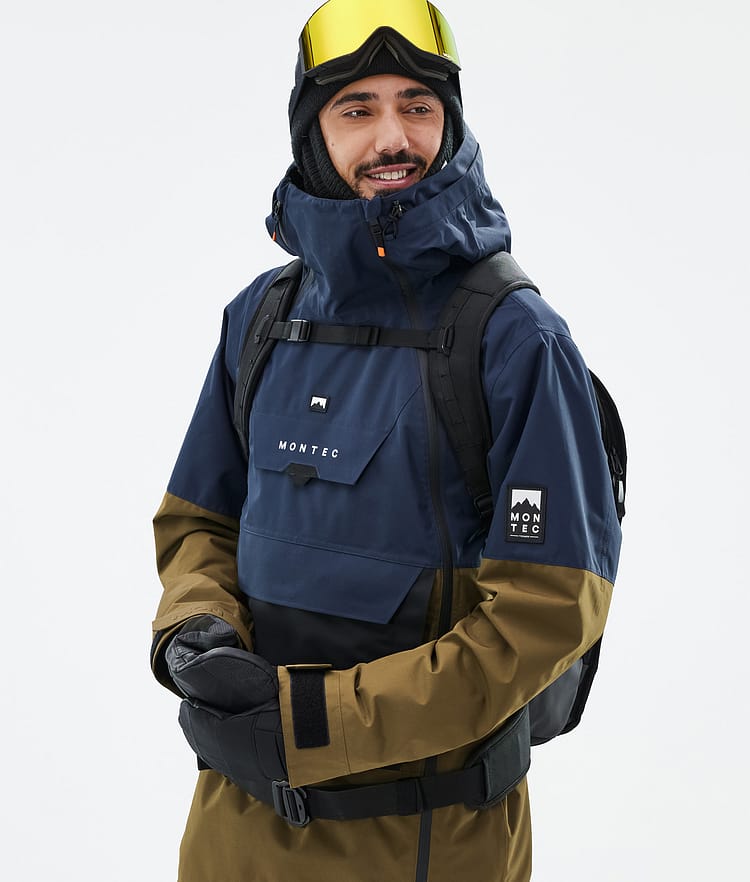 Montec Doom Snowboardjakke Herre Dark Blue/Black/Fatigue Renewed, Bilde 2 av 11