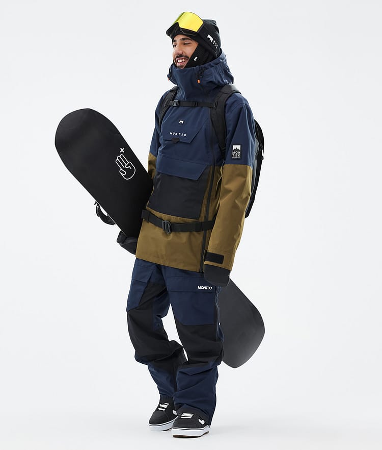 Montec Doom Snowboardjakke Herre Dark Blue/Black/Fatigue Renewed, Bilde 3 av 11