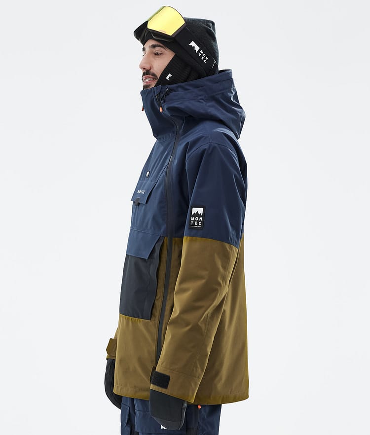 Montec Doom Snowboardjakke Herre Dark Blue/Black/Fatigue Renewed, Bilde 6 av 11