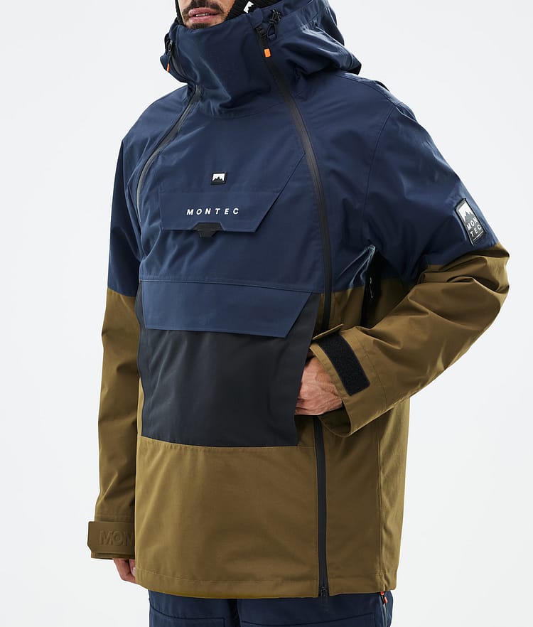 Montec Doom Snowboardjakke Herre Dark Blue/Black/Fatigue Renewed, Bilde 8 av 11