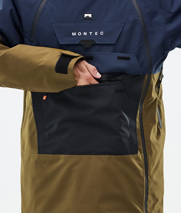 Montec Doom Snowboardjakke Herre Dark Blue/Black/Fatigue Renewed, Bilde 9 av 11