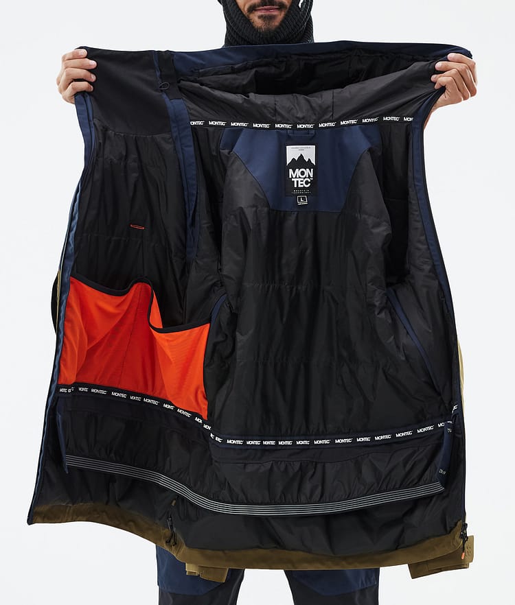 Montec Doom Snowboardjakke Herre Dark Blue/Black/Fatigue Renewed, Bilde 11 av 11
