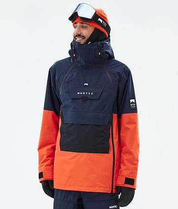 Montec Doom Snowboardjakke Dark Blue/Black/Orange