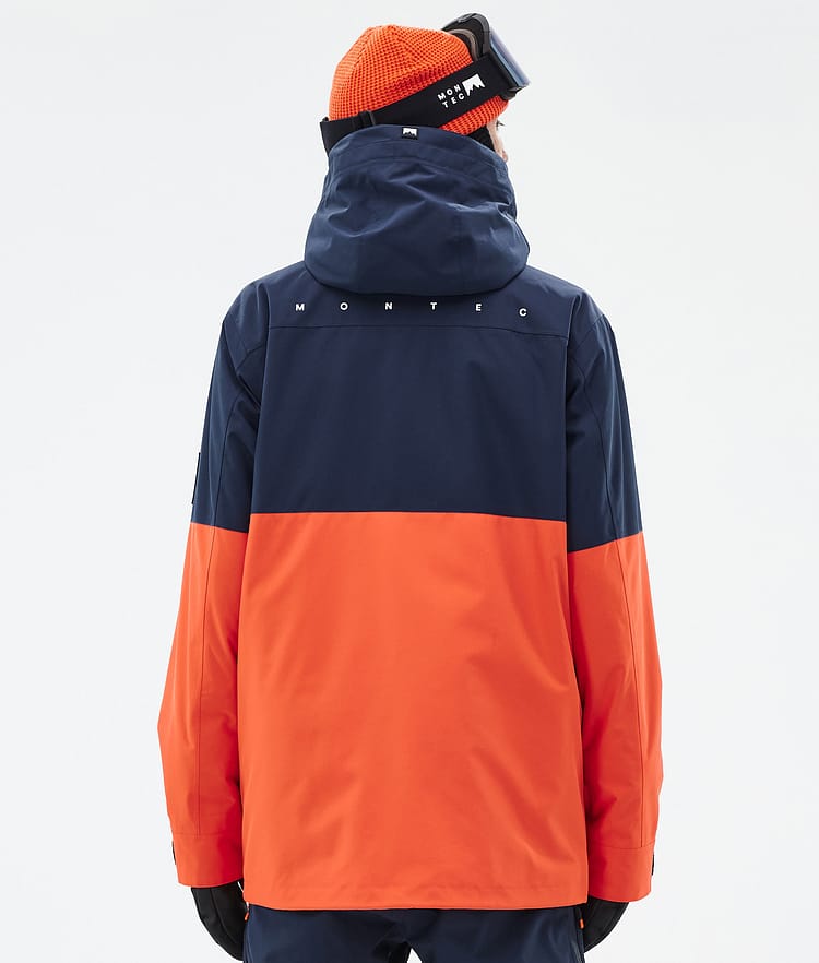 Montec Doom Snowboardjakke Herre Dark Blue/Black/Orange Renewed, Bilde 7 av 11