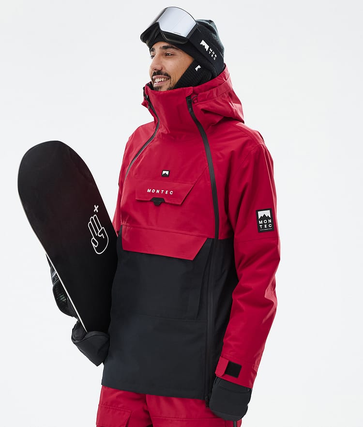 Montec Doom Snowboardjakke Herre Deep Red/Black Renewed, Bilde 1 av 11