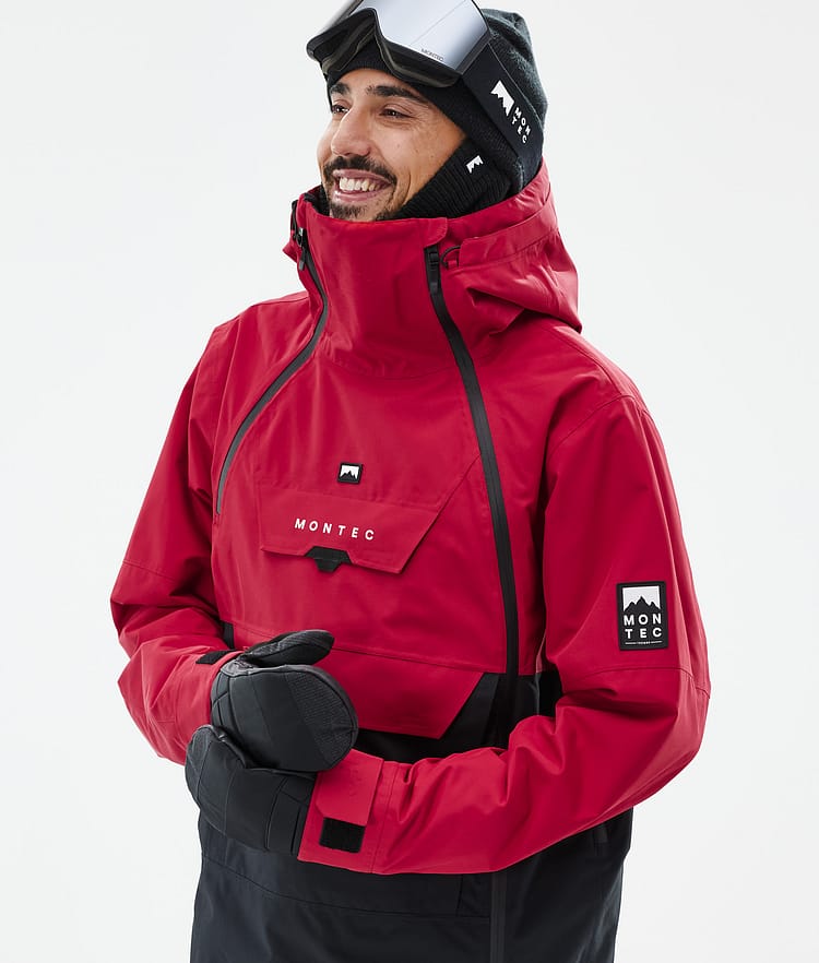Montec Doom Snowboardjakke Herre Deep Red/Black Renewed, Bilde 2 av 11