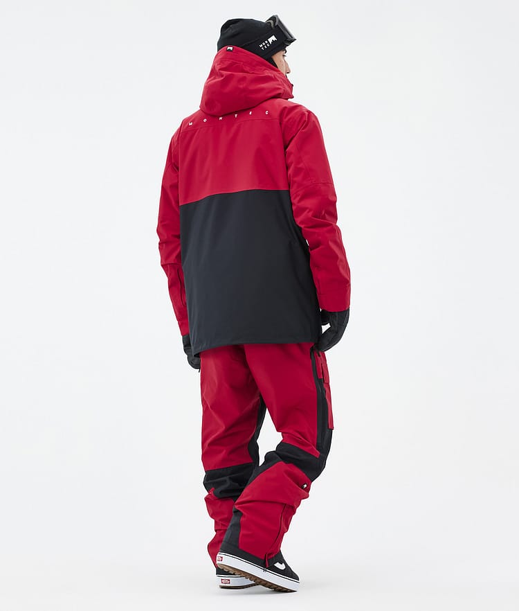 Montec Doom Snowboardjakke Herre Deep Red/Black Renewed, Bilde 5 av 11