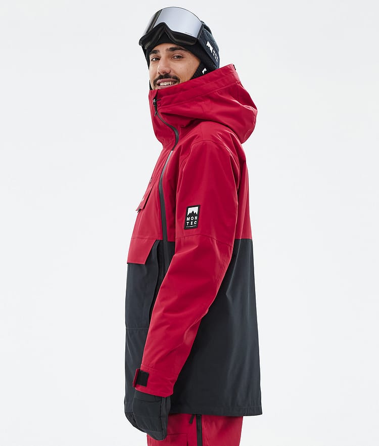 Montec Doom Snowboardjakke Herre Deep Red/Black Renewed, Bilde 6 av 11
