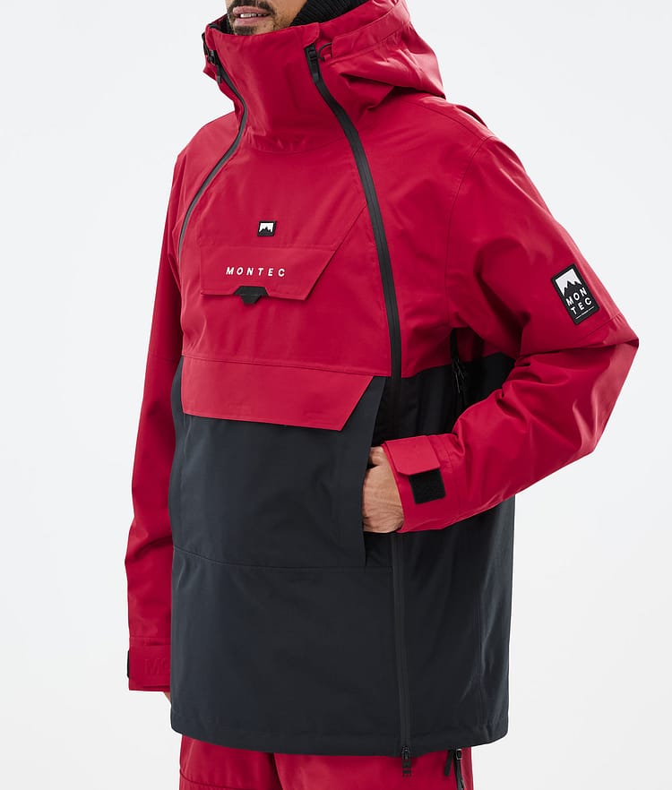 Montec Doom Snowboardjakke Herre Deep Red/Black Renewed, Bilde 8 av 11