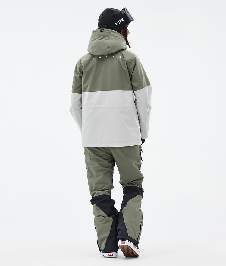 Montec Doom W Snowboardjakke Dame Greenish/Black/Light Grey Renewed, Bilde 5 av 11
