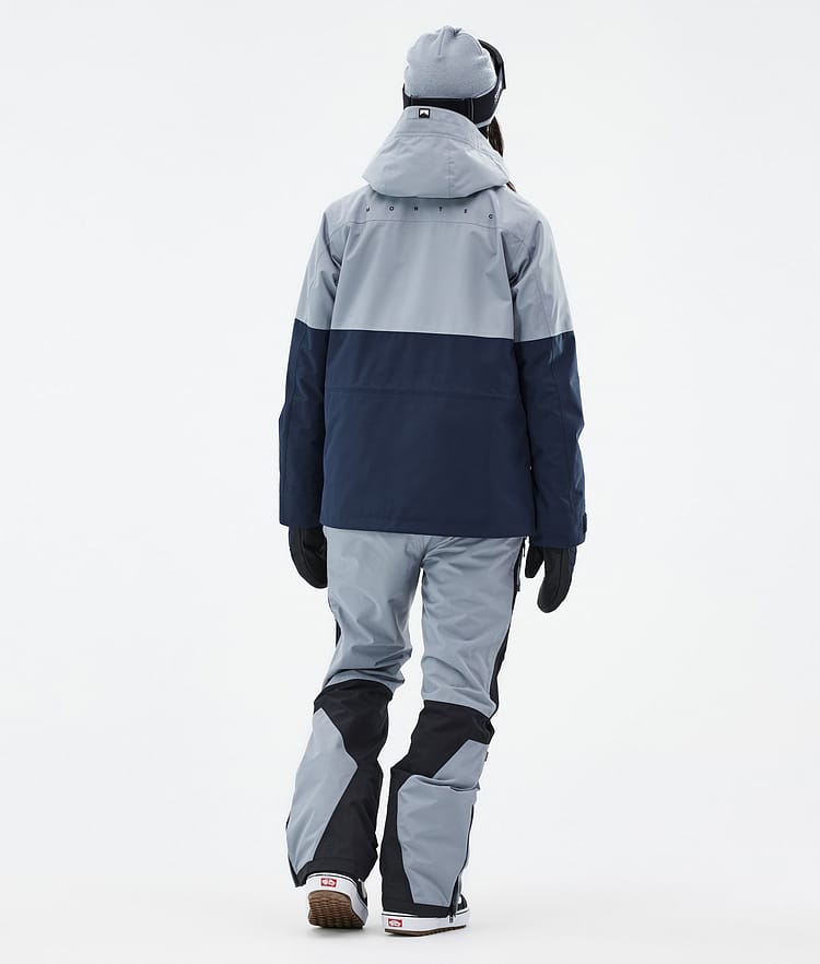 Montec Doom W Snowboardjakke Dame Soft Blue/Black/Dark Blue Renewed, Bilde 4 av 10