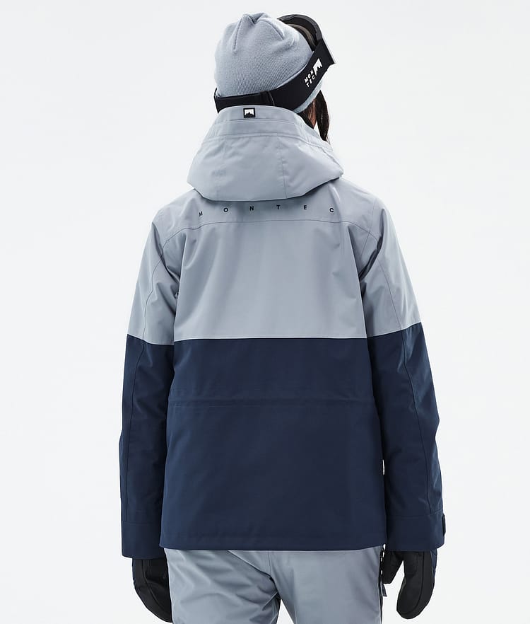 Montec Doom W Snowboardjakke Dame Soft Blue/Black/Dark Blue Renewed, Bilde 6 av 10
