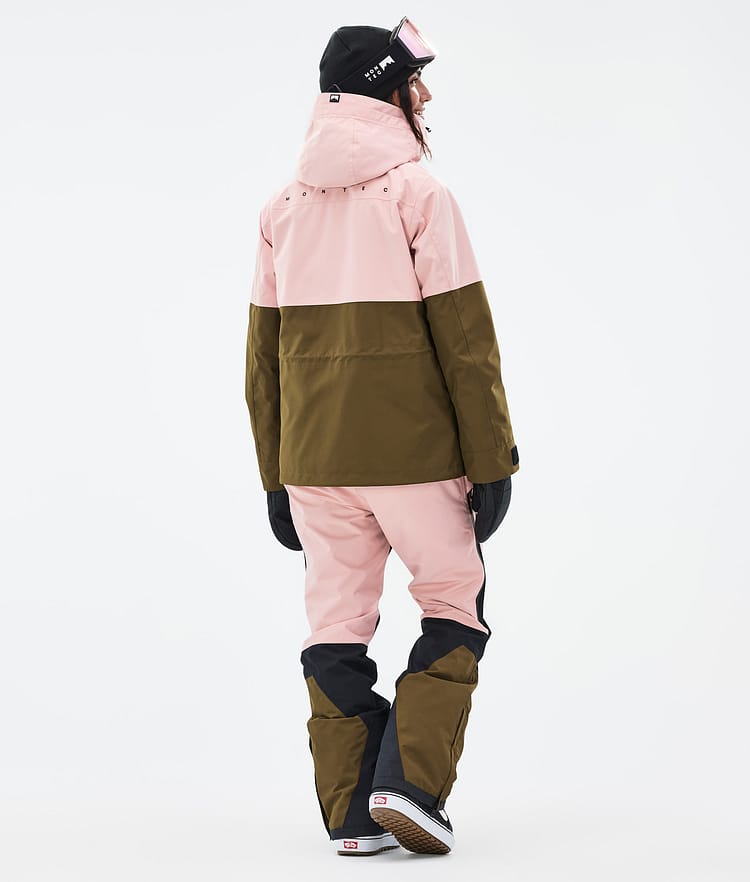 Montec Doom W Snowboardjakke Dame Soft Pink/Black/Fatigue Renewed, Bilde 4 av 10