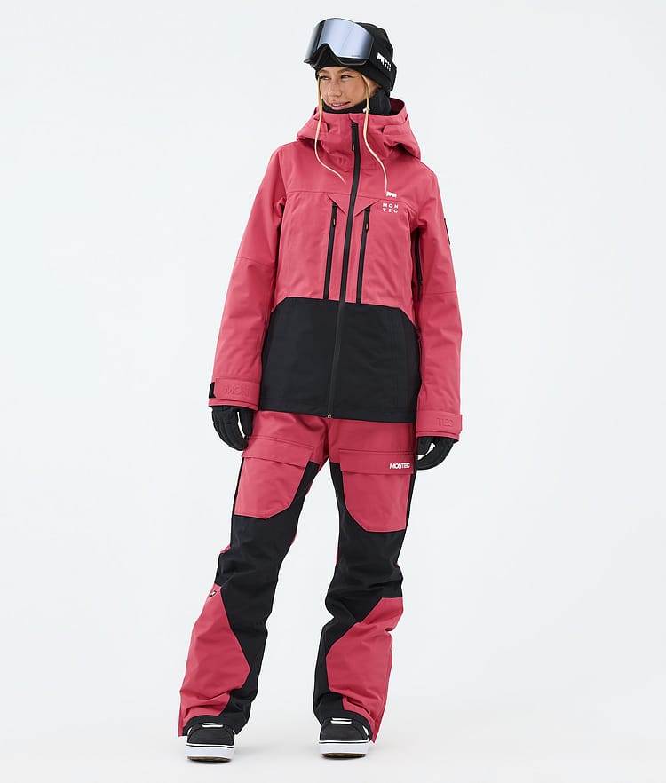 Montec Fawk W Snowboardbukse Dame Light Red/Black Renewed, Bilde 2 av 7