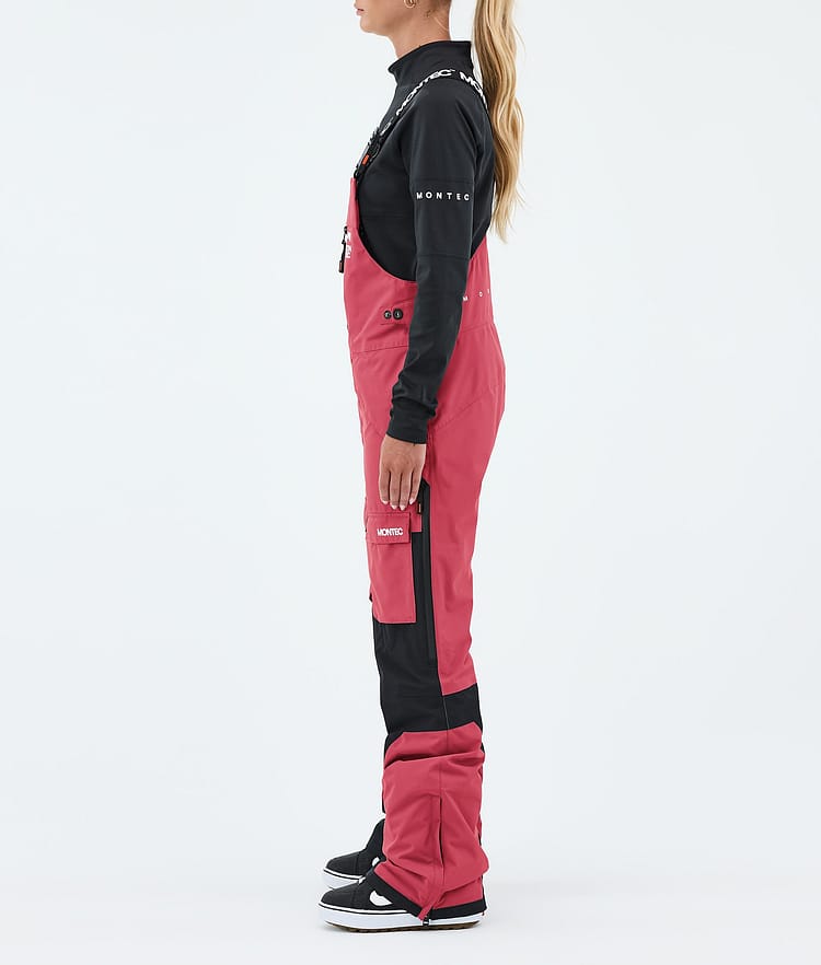Montec Fawk W Snowboardbukse Dame Light Red/Black Renewed, Bilde 3 av 7