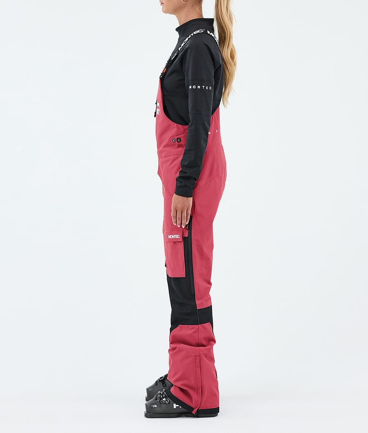 Montec Fawk W Skibukse Dame Light Red/Black, Bilde 3 av 7