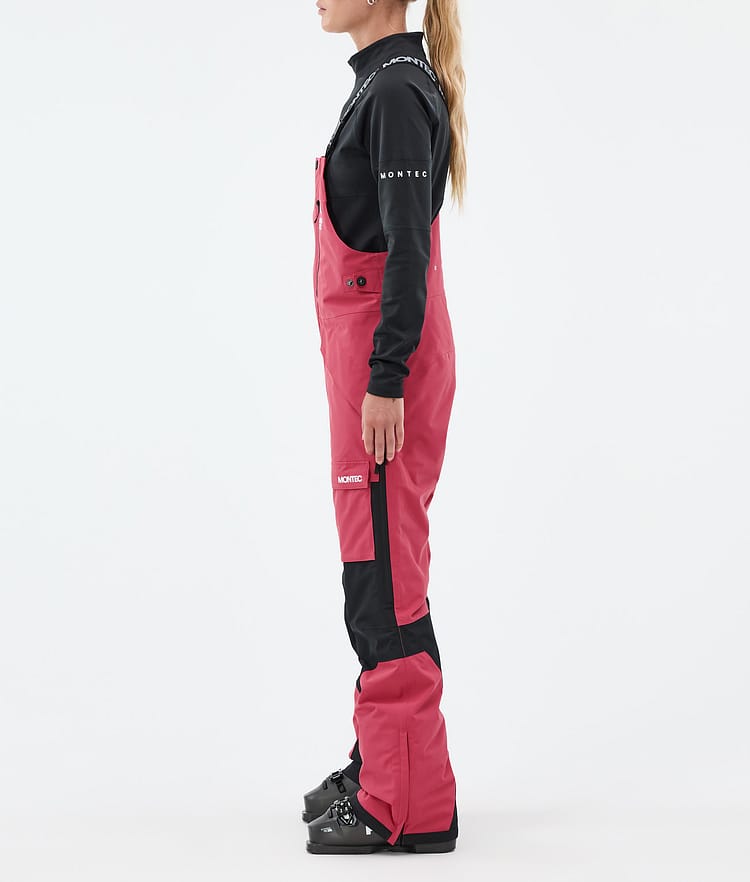Montec Fawk W Skibukse Dame Light Red/Black, Bilde 2 av 6