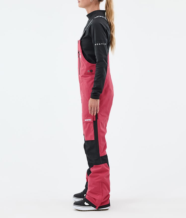 Montec Fawk W Snowboardbukse Dame Light Red/Black Renewed, Bilde 2 av 6