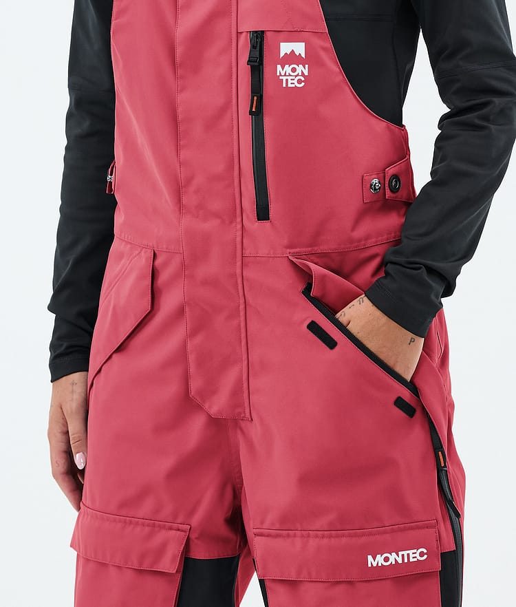 Montec Fawk W Snowboardbukse Dame Light Red/Black Renewed, Bilde 5 av 7