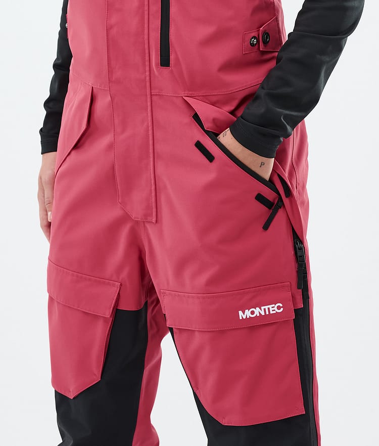 Montec Fawk W Snowboardbukse Dame Light Red/Black Renewed, Bilde 4 av 6