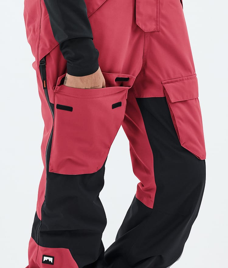 Montec Fawk W Skibukse Dame Light Red/Black, Bilde 7 av 7