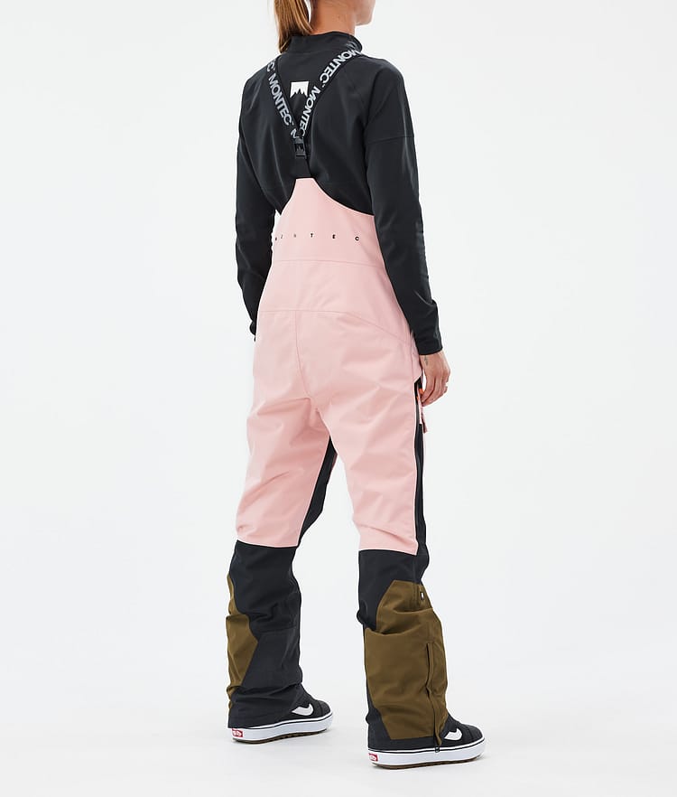Montec Fawk W Snowboardbukse Dame Soft Pink/Black/Fatigue Renewed, Bilde 4 av 7