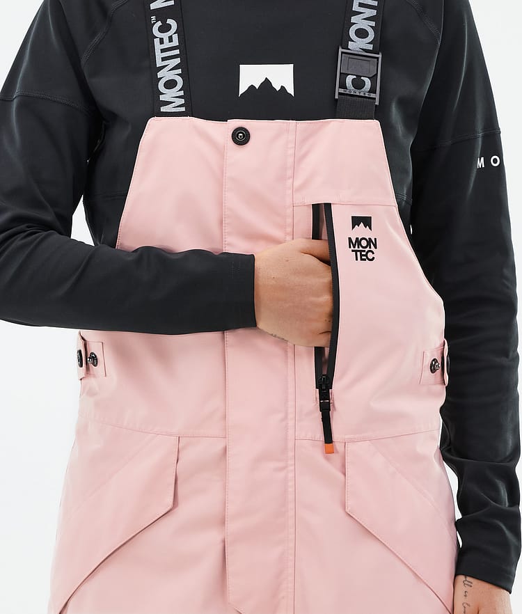 Montec Fawk W Snowboardbukse Dame Soft Pink/Black/Fatigue Renewed, Bilde 6 av 7