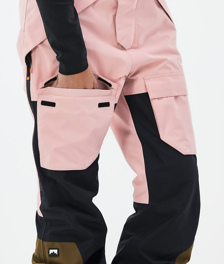 Montec Fawk W Snowboardbukse Dame Soft Pink/Black/Fatigue Renewed, Bilde 7 av 7
