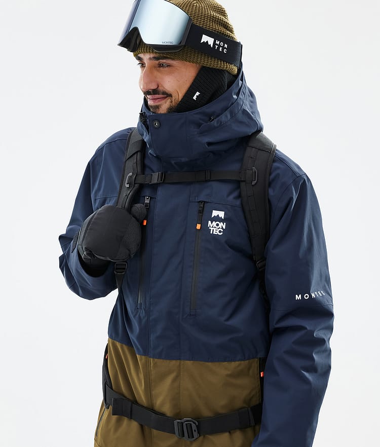 Montec Fawk Snowboardjakke Herre Dark Blue/Fatigue Renewed, Bilde 2 av 10