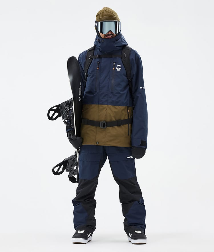 Montec Fawk Snowboardjakke Herre Dark Blue/Fatigue Renewed, Bilde 3 av 10