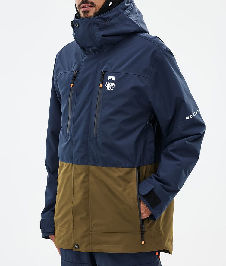 Montec Fawk Snowboardjakke Herre Dark Blue/Fatigue Renewed, Bilde 8 av 10