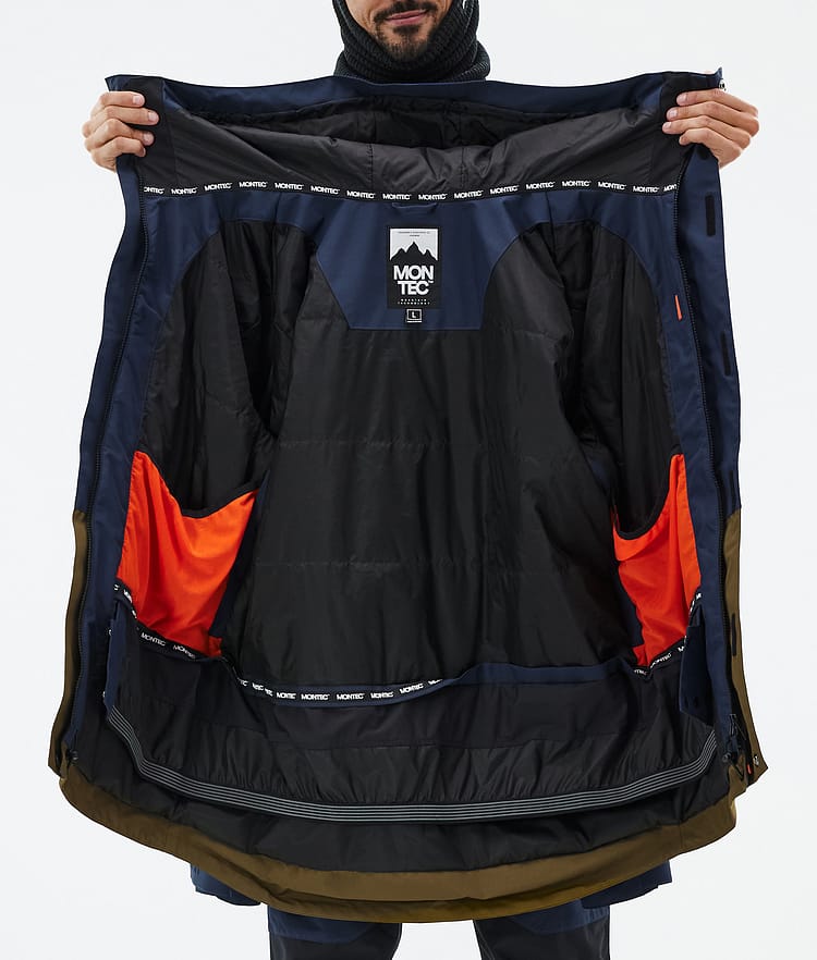 Montec Fawk Snowboardjakke Herre Dark Blue/Fatigue Renewed, Bilde 10 av 10