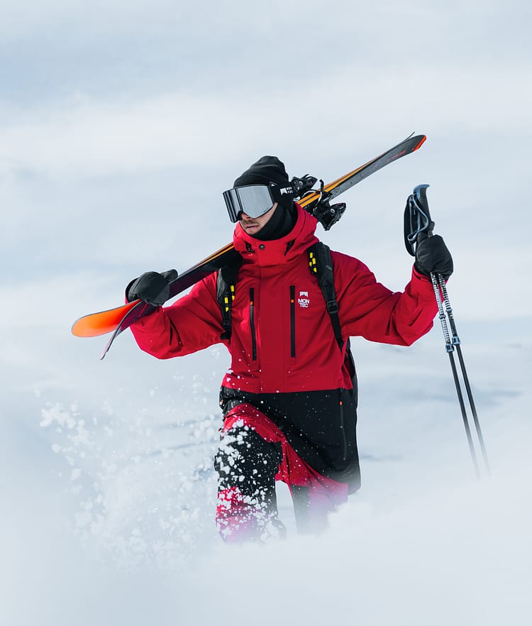 Montec Fawk Skijakke Herre Deep Red/Black, Bilde 2 av 11