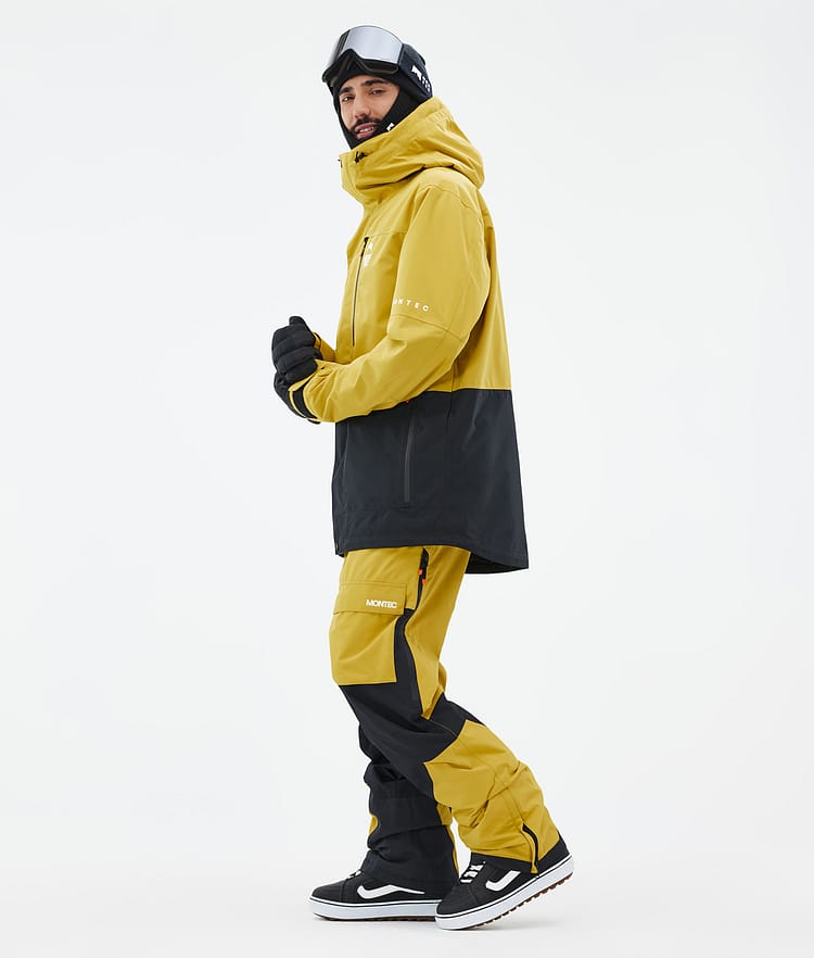 Montec Fawk Snowboardjakke Herre Yellow/Black Renewed, Bilde 4 av 10