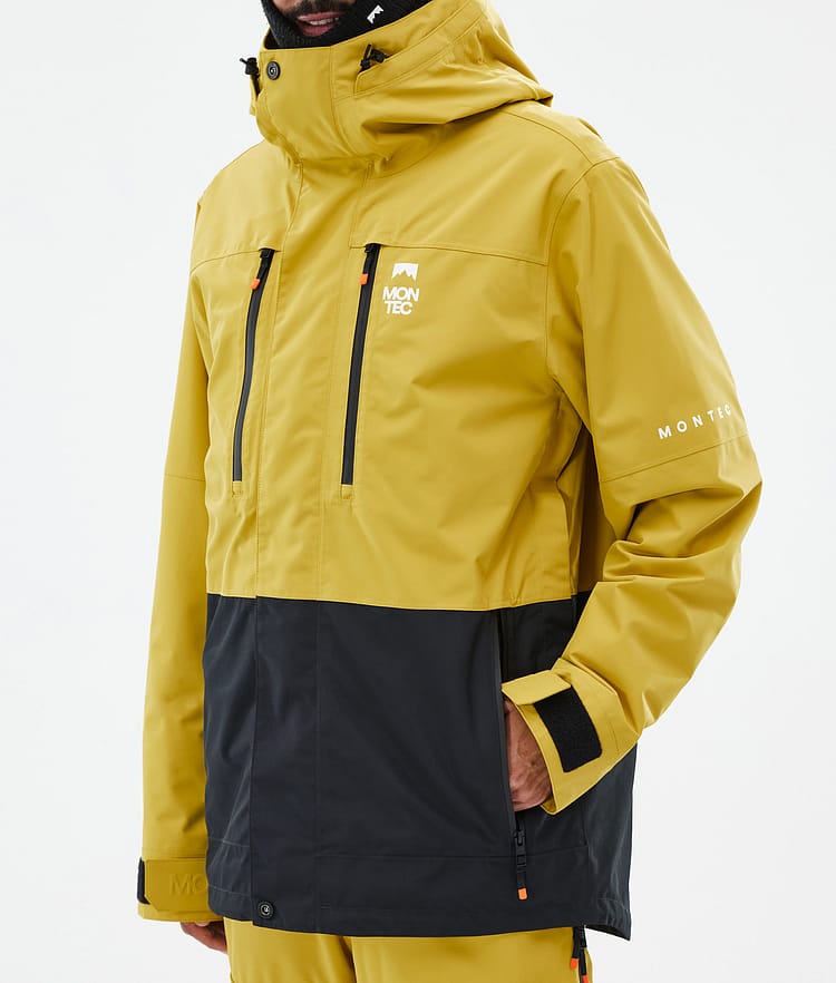 Montec Fawk Snowboardjakke Herre Yellow/Black Renewed, Bilde 8 av 10