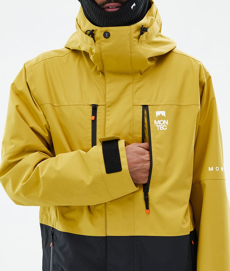 Montec Fawk Snowboardjakke Herre Yellow/Black Renewed, Bilde 9 av 10