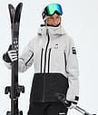 Montec Moss W Skijakke Dame Light Grey/Black