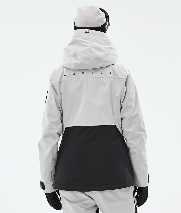 Montec Moss W Snowboardjakke Dame Light Grey/Black Renewed, Bilde 7 av 10